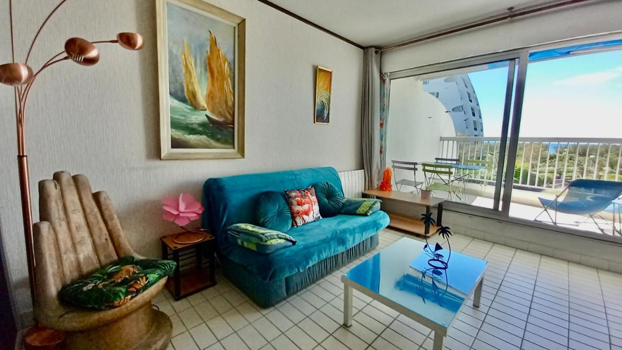 Le Cocon De Flo, Studio Face A La Mer Au Couchant La Grande Motte Luaran gambar